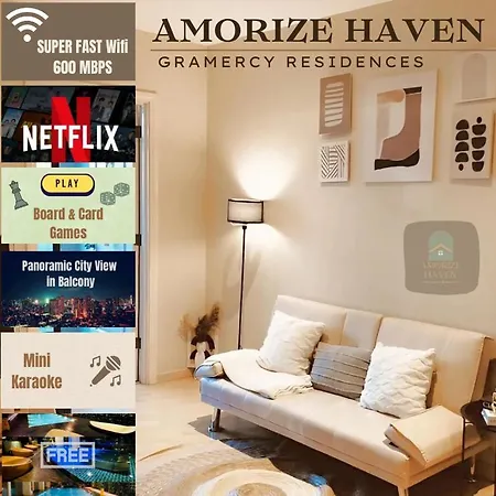 The Gramercy Residences 1Br Suite With 600Mbps Wifi Netflix & Free Amenities